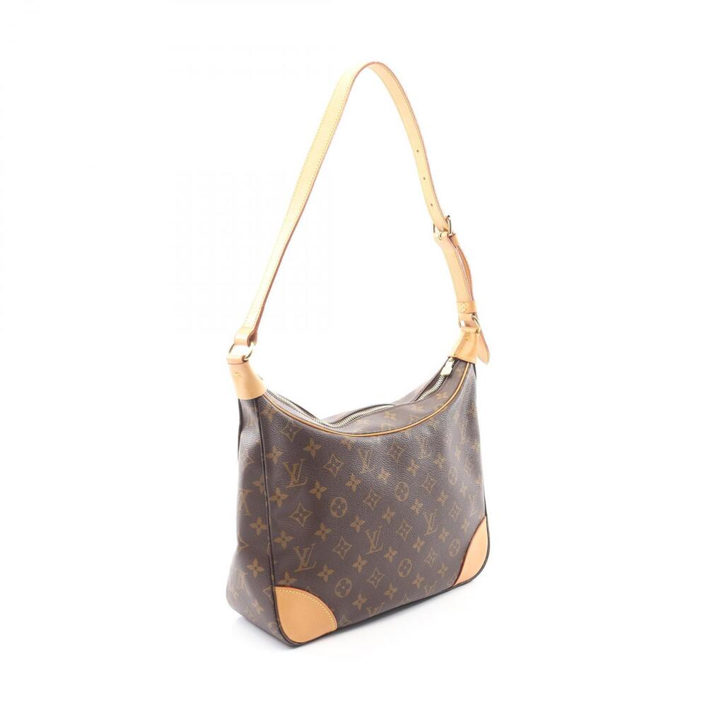 Louis Vuitton Canvas Brown Bag Boulogne Leather Shoulder Monogram - Picture 2 of 9